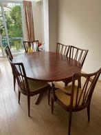 Table (ronde ou ovale si rallonge) et chaises en acajou, 4 tot 6 stoelen, Acajou, Zo goed als nieuw, Ophalen