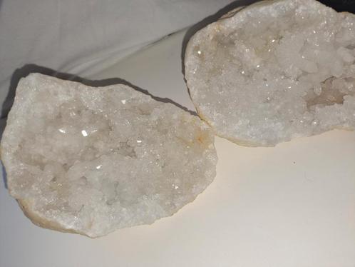 Heldere Bergkristal geode, Verzamelen, Mineralen en Fossielen, Ophalen