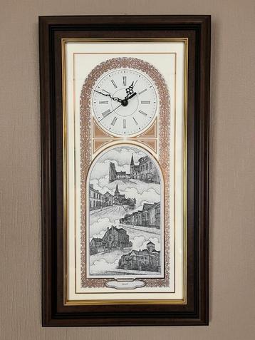 Decoratieve wandklok met thema Genk beschikbaar voor biedingen