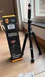 Pixelmaker T3 portable tripod, Audio, Tv en Foto, Fotografie | Statieven en Balhoofden, Ophalen, Zo goed als nieuw