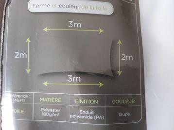 Voile d'ombrage beschikbaar voor biedingen