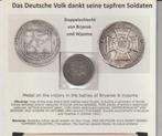 Barbarossa Doppelschlacht in 1941. Munt + foto's., Verzamelen, Verzenden, Landmacht, Embleem of Badge