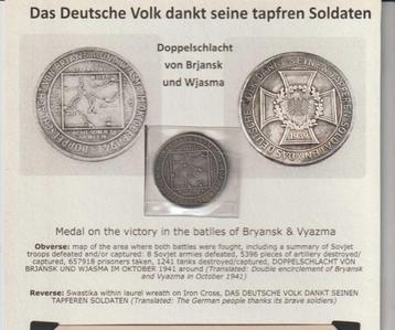 Barbarossa Doppelschlacht in 1941. Munt + foto's. beschikbaar voor biedingen