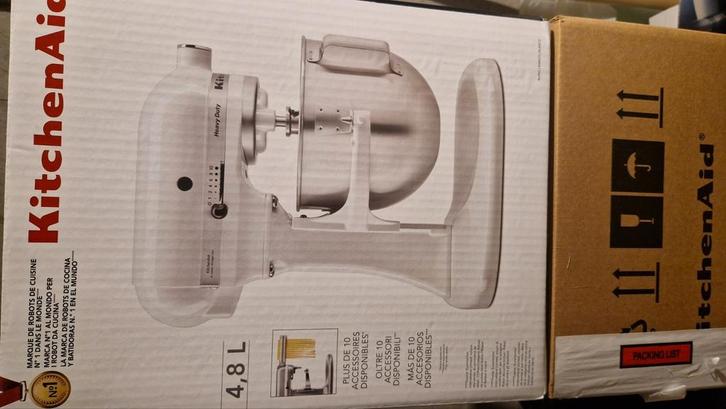 Kitchenaid als nieuw! 1x keer gebruikt, Elektronische apparatuur, Keukenmixers, Zo goed als nieuw, Ophalen