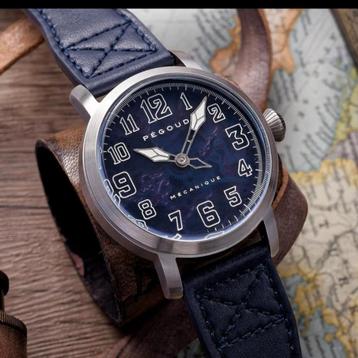 Pégoud mechanical pilot skeleton horloge beschikbaar voor biedingen
