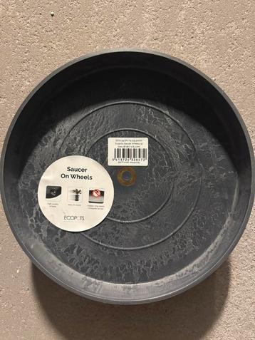 Onderschotel met wielen Ecopots, Tuin en Terras, Bloembakken en Plantenbakken, Ophalen, Nieuw