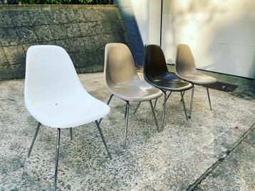 Herman Miller - Charles & Ray Eames - Stoel (4) - Staal beschikbaar voor biedingen