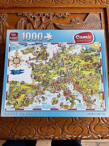 puzzel crazy europe  beschikbaar voor biedingen