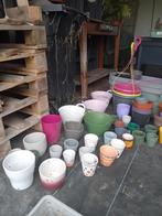Groot lot gebruikte bloempotten, Tuin en Terras, Bloempotten, Ophalen
