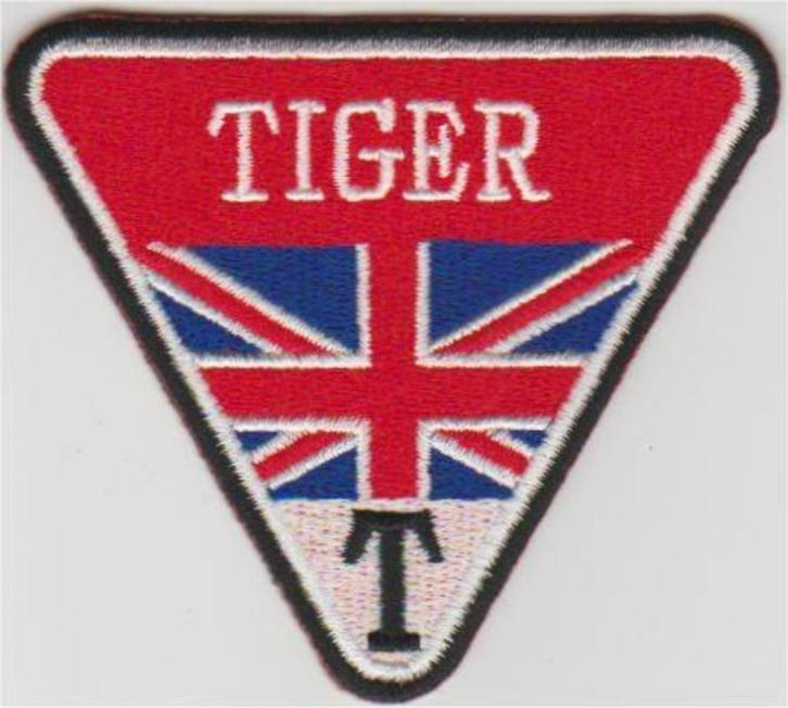 Triumph Tiger stoffen opstrijk patch embleem #30, Motoren, Accessoires | Overige, Nieuw, Verzenden