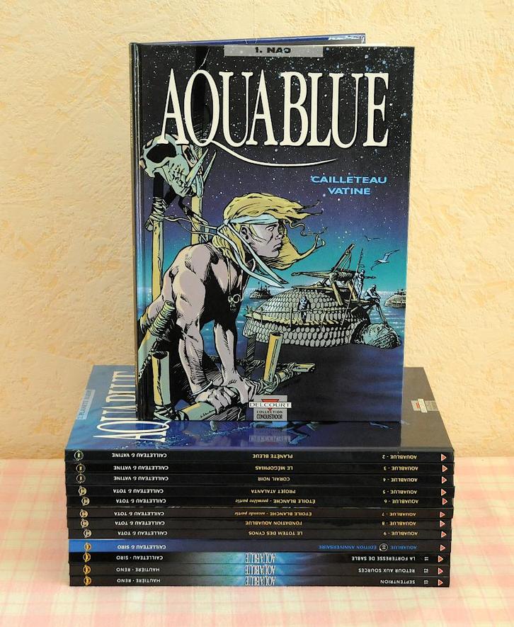 AQUABLUE - vol 1 à 13 - CAILLETEAU/VATINE/TOTA - DELCOURT, Livres, BD, Utilisé, Série complète ou Série, Enlèvement ou Envoi