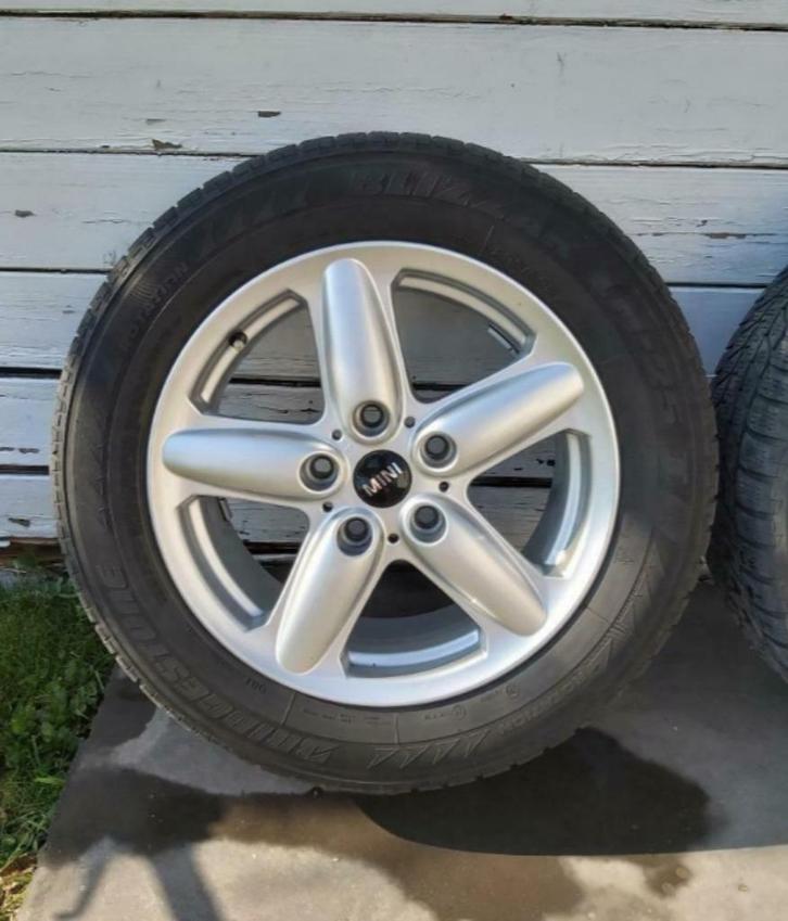 4 originele MINI countryman” velgen” single Spoke 122 (5x120, Auto-onderdelen, Banden en Velgen, Velg(en), Winterbanden, 16 inch