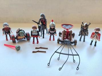 Playmobil - ridders, paard, katapult en kanon beschikbaar voor biedingen