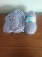 zachte paarse wol €1.5 voor het lot, Hobby en Vrije tijd, Breien en Haken, Ophalen of Verzenden, Gebruikt