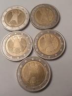 5 munten van 2€ van Duitsland zie beschrijving, Postzegels en Munten, Ophalen of Verzenden, Duitsland, 10 euro, Setje