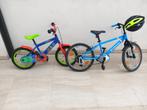 Bmx btwin en pj mask fiets met helm, Ophalen, Gebruikt, B-Twin, Handrem