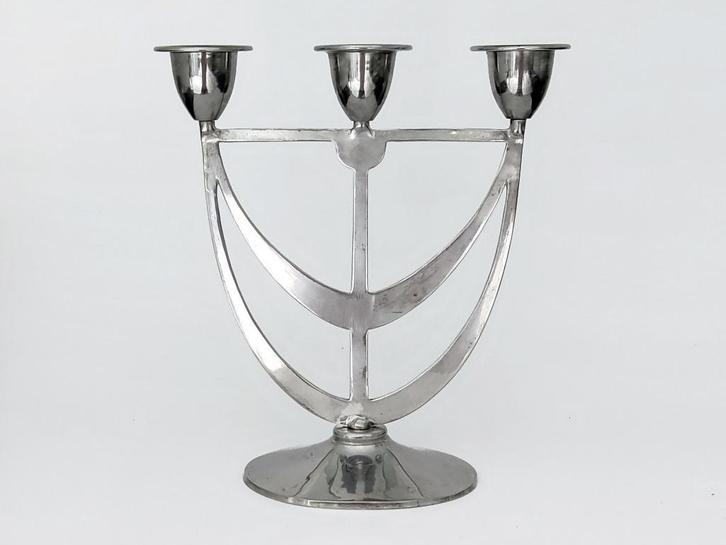 kandelaar art deco, Antiek en Kunst, Antiek | Kandelaars, Overige materialen, Ophalen of Verzenden