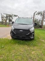 Transit Custom 2.0 Diesel – Zwart – 2020 – Lichte vracht, Auto's, Euro 6, Zwart, 96 kW, Particulier