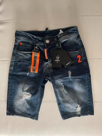Nieuwe Icon 2 jeans short’s beschikbaar voor biedingen