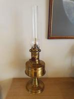 Oude koperen kerosinelamp met nieuwe lont, Antiek en Kunst, Antiek | Brons en Koper, Ophalen, Koper