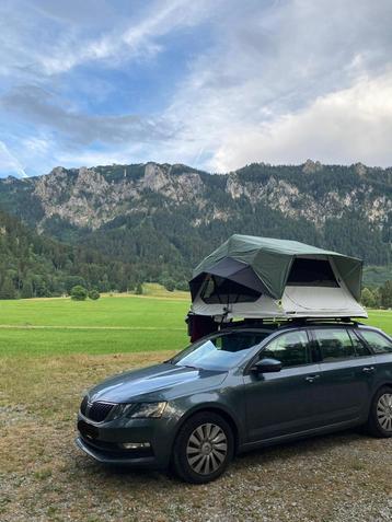 Daktent 2 personen te huur (+fietsrek)