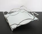 Art Deco spiegel dienblad - Vintage deco, Enlèvement ou Envoi, Comme neuf, Rectangulaire, Métal