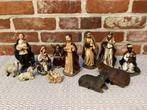 KERSTGROEP - KERSTSTAL BEELDEN ( GROEP VAN 12 STUKS  ), Diversen, Kerst, Ophalen, Zo goed als nieuw