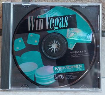 Cd-Rom - Pc Game - Win Vegas - Casinospelen - Win95 & MS-DOS, Enlèvement ou Envoi, 1 joueur, À partir de 18 ans, Comme neuf