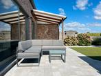 Loungeset aluminium grijs, Tuin en Terras, Ophalen, 5 zitplaatsen, Aluminium, Zo goed als nieuw
