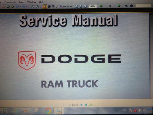 Dodge Ram Truck manual werkplaats handboeken usb, Auto diversen, Handleidingen en Instructieboekjes, Ophalen of Verzenden