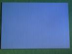 Bureauonderlegger paars/blauw - 56x39 cm, Ophalen, Gebruikt