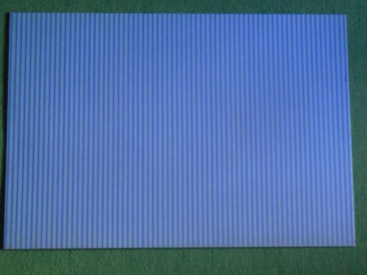 Bureauonderlegger paars/blauw - 56x39 cm, Diversen, Bureau-accessoires, Gebruikt, Ophalen