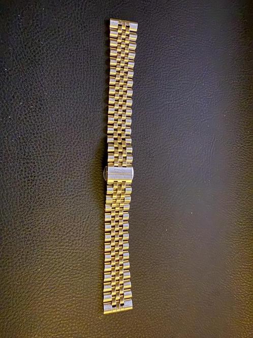 Horloge band RVS met massieve schakels 19 mm !!, Handtassen en Accessoires, Overige Accessoires, Gebruikt, Ophalen of Verzenden