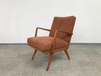 Midcentury vintage design fauteuil Walter Knoll, Huis en Inrichting, Fauteuils, Ophalen, Hout, 75 tot 100 cm, 50 tot 75 cm