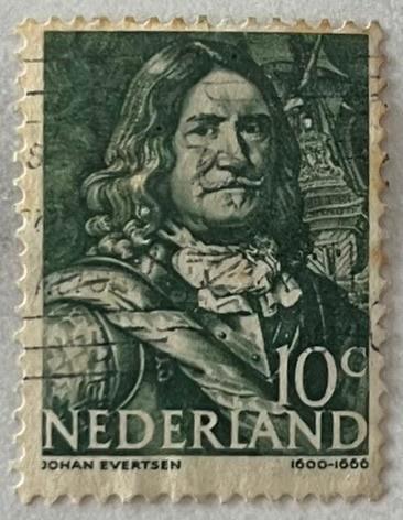 postzegel Nederland 1943 10 cent (NL0009), Postzegels en Munten, Postzegels | Nederland, Gestempeld, Na 1940, Ophalen of Verzenden