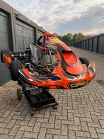 CRG KZ Road rebel schakelchassis in goede staat, model 2024, Ophalen, Gebruikt, Kart