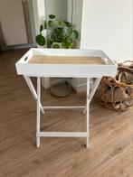 Charmant wit butler tray, Huis en Inrichting, Ophalen, Gebruikt, Rechthoekig, Overige materialen