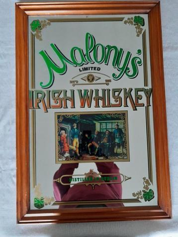 Spiegel Malony's Irish Whiskey beschikbaar voor biedingen