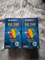 Cassettes vidéo VHS : Emtec EQ 240, CD & DVD, VHS | Film, Enlèvement ou Envoi, Neuf, dans son emballage