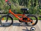 Vélo orange BTWIN Robot 500, Ophalen, B-Twin Decathlon, Zijwieltjes, 16 tot 20 inch