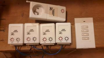 Marmitek lichtsturing, transceiver, 4 lamp modules, wireless