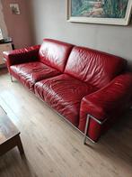 Natuzzi 2zit + fauteuil., Huis en Inrichting, Ophalen, Gebruikt, Leer