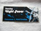 Vintage Sticker Dancing Night Fever Ertvelde, Ophalen of Verzenden, Nieuw, Overige typen