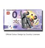 0 Euro Souvenir Biljet Freddie Mercury In Kleur, Postzegels en Munten, Bankbiljetten | Europa | Eurobiljetten, Ophalen of Verzenden