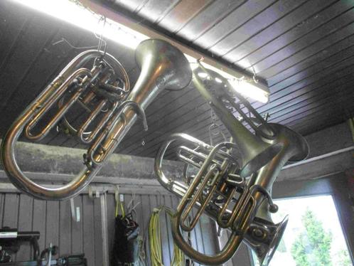5 koperblaasinstrumenten, Muziek en Instrumenten, Blaasinstrumenten | Overige, Gebruikt, Ophalen of Verzenden