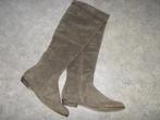 Paire de bottes hautes grises en cuir de PEARLZ., Ophalen, Hoge laarzen, Nieuw, PEARLZ