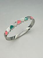 Love forever armband met hart, Handtassen en Accessoires, Armbanden, Ophalen of Verzenden, Nieuw, Zilver, Staal