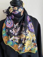 Veelkleurige vintage sjaal — retro collector, Ophalen of Verzenden