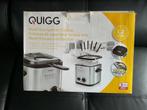 Mini-fonduefriteuse + 6 spiesjes, Elektronische apparatuur, Frituurpannen, 1 tot 2 liter, Ophalen of Verzenden, Zo goed als nieuw