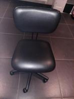 Chaise de bureau simili cuir noire, Maison & Meubles, Enlèvement ou Envoi, Comme neuf, Chaise de bureau